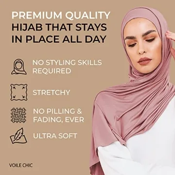 Premium Instant Hijab Scarf - Comfortable & Stylish Jersey Wrap
