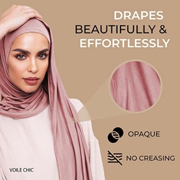 Premium Instant Hijab Scarf - Comfortable & Stylish Jersey Wrap