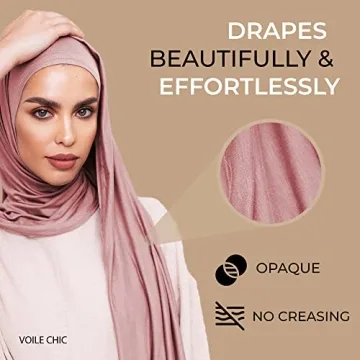 Premium Instant Hijab Scarf - Comfortable & Stylish Jersey Wrap