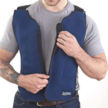 FlexiFreeze Ice Vest for Instant Cooling Relief