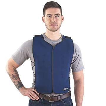 FlexiFreeze Ice Vest for Instant Cooling Relief