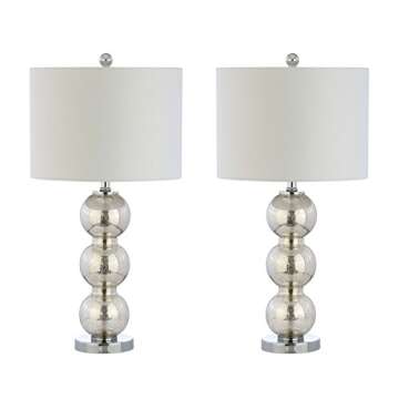 JONATHAN Y Table Lamps Set of 2 - Elegant LED Lighting