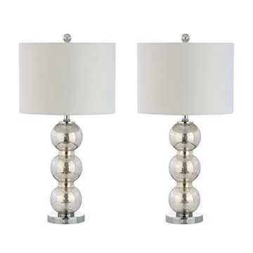 JONATHAN Y Table Lamps Set of 2 - Elegant LED Lighting