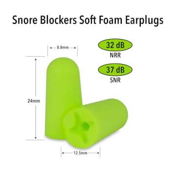 Mack’s Snore Blockers Earplugs - Ultimate Comfort & Noise Reduction