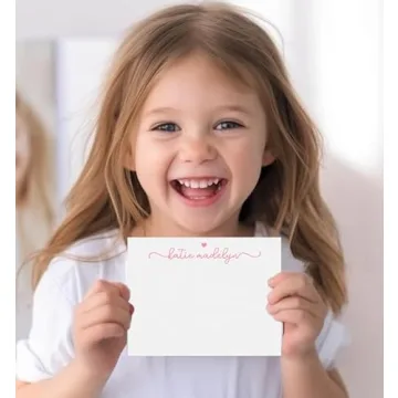 Cute Personalized Stationery with Heart for Girls