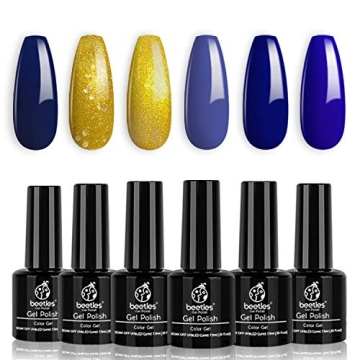 Beetles Glitter Gel Nail Polish Set for Glamorous Nails