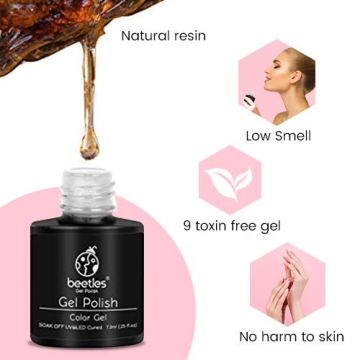 Beetles Glitter Gel Nail Polish Set for Glamorous Nails