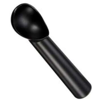 Norpro, black Nonstick Anti-Freeze Ice Cream Scoop, 7in/18cm