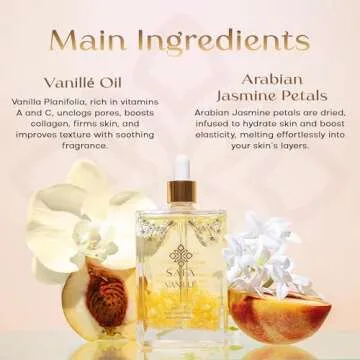 SAFA Vanillé Oil - Luxurious Organic Oil for Face, Body, Hair & Aromatherapy