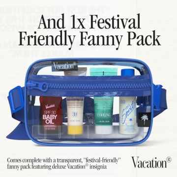 Stylish Vacation Sun Protection Sampler Bag for Fun Trips