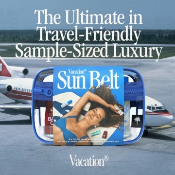 Stylish Vacation Sun Protection Sampler Bag for Fun Trips