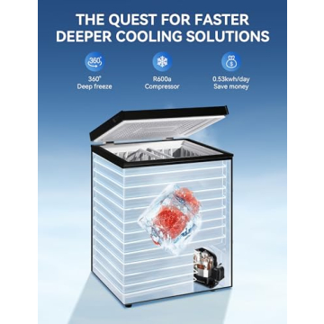 5.0 Cu Ft Compact Energy Saving Chest Freezer