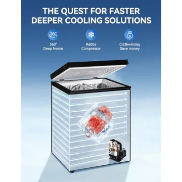 5.0 Cu Ft Compact Energy Saving Chest Freezer