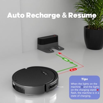 Kipvvo V3 Robot Vacuum Combo with Smart Control and 5000Pa Suction