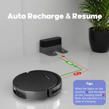 Kipvvo V3 Robot Vacuum Combo with Smart Control and 5000Pa Suction