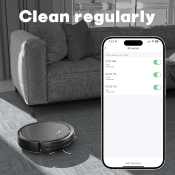 Kipvvo V3 Robot Vacuum Combo with Smart Control and 5000Pa Suction