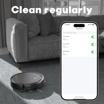 Kipvvo V3 Robot Vacuum Combo with Smart Control and 5000Pa Suction