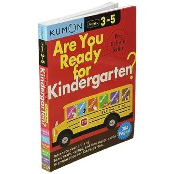 Kumon Are You Ready for Kindergarten Preschool Skills (Big Preschool Workbook), Ages 3-5, 384 pages (Arkw)