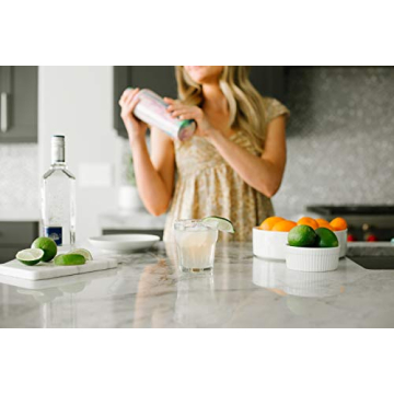 Simple Modern Cocktail Shaker Set with Jigger Lid | Stainless Steel Boston Shaker Insulated Martini Mixer for Mocktails | Gifts for Men Women Him Her | Classic Collection | 20oz | Lavender Mist