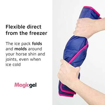 Magic Gel Ice Pack for Horses | Cooling Gel Leg Wraps