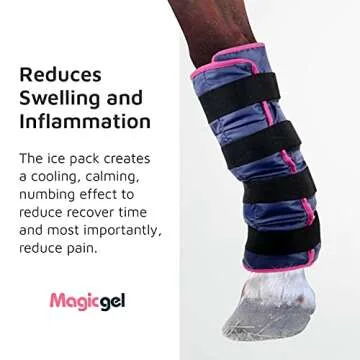 Magic Gel Ice Pack for Horses | Cooling Gel Leg Wraps