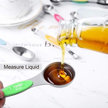 Sanchow Magnetic Measuring Spoons Set for Precision Cooking