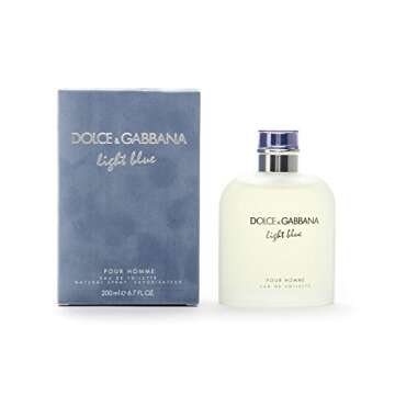 DOLCE&GABBANA Light Blue Pour Homme Eau de Toilette Spray, 6.7 oz.