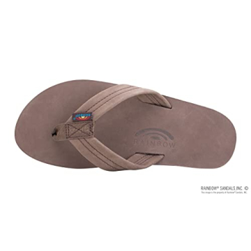 Rainbow Mens Premier Sandals in Espresso for Comfort