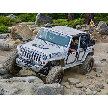 Spiderwebshade Mesh Sun Shade for Jeep Wrangler JKU