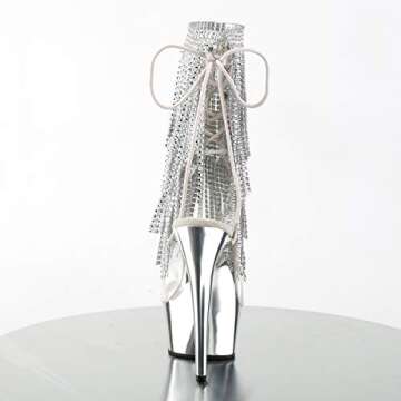 Pleaser Women's Del1017rsf Boots - Stunning Clear High Heels