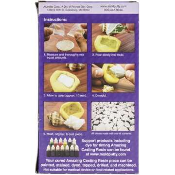 Amazing Casting Resin Kit – Quick-Curing Mold Making Solution for All Creatives