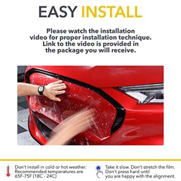 Ford Mustang Mach-E Clear Paint Protection Film - 8mil Self-Healing