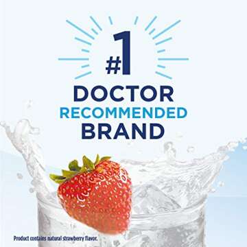 Ensure Pre-Surgery, Clear Carbohydrate Drink, Strawberry, 10 fl oz, 4 Count