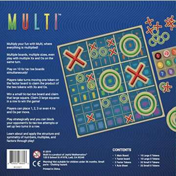 UPMSX Joyful Mathematics Multi Board Game - Fun & Strategic!