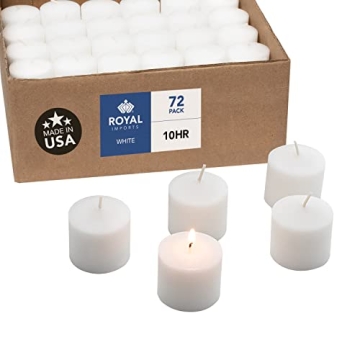 Royal Imports Votive Candle - Unscented, 10 Hour Burn Time