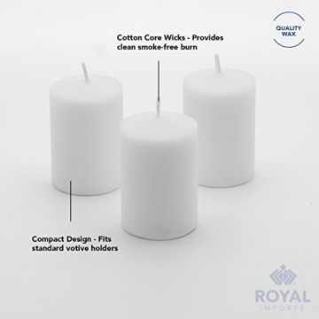 Royal Imports Votive Candle - Unscented, 10 Hour Burn Time
