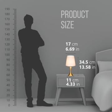 KUNJOULAM Modern Table Lamp for Elegant Spaces