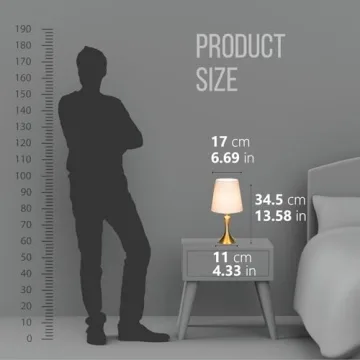 KUNJOULAM Modern Table Lamp for Elegant Spaces