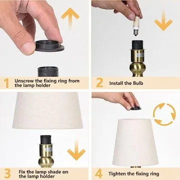 KUNJOULAM Modern Table Lamp for Elegant Spaces