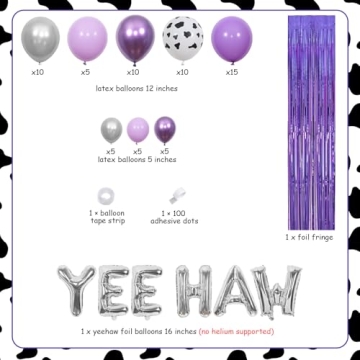 Cheereveal Cowgirl Bachelorette Decorations for Parties