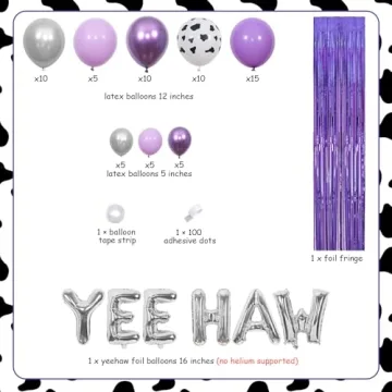 Cheereveal Cowgirl Bachelorette Decorations for Parties