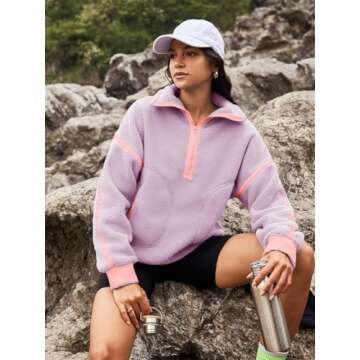 Trendy Panadila Womens Fleece Pullover | Cozy & Stylish