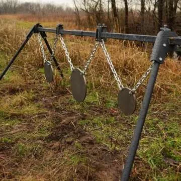 Ash & Ember Steel Plate Gong Targets for Precision Shooting