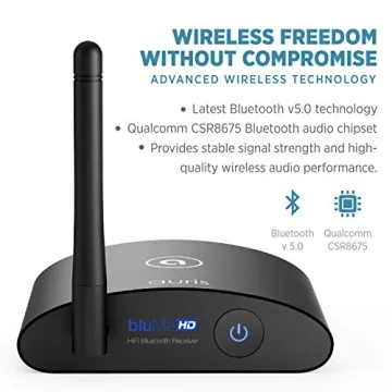 Auris Blume HD Bluetooth Music Receiver for High-Quality Audio
