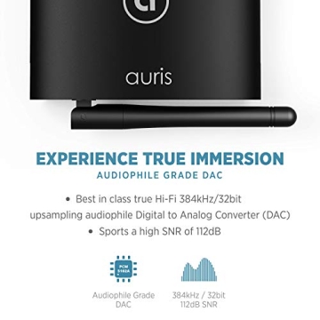 Auris Blume HD Bluetooth Music Receiver for High-Quality Audio