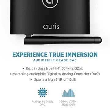 Auris Blume HD Bluetooth Music Receiver for High-Quality Audio