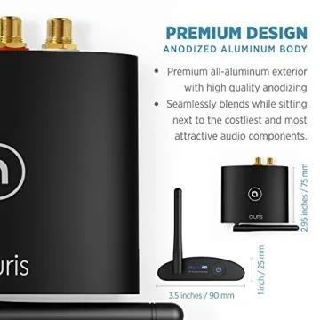 Auris Blume HD Bluetooth Music Receiver for High-Quality Audio
