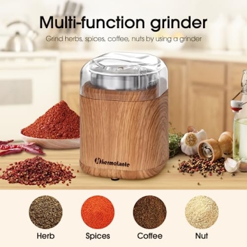 Hermolante Electric Spice Grinder for Kitchen Use