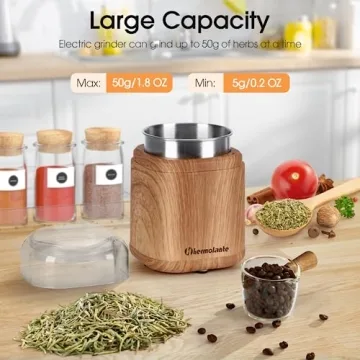 Hermolante Electric Spice Grinder for Kitchen Use