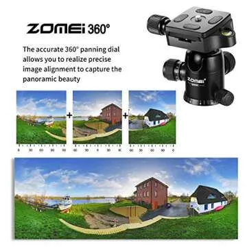 YESSBON ZOMEI Carbon Fiber Tripod for Travel Photography